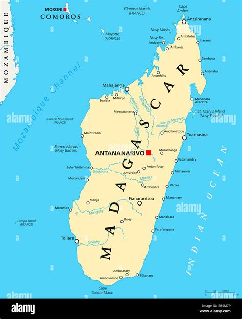 madagascar capital city map.